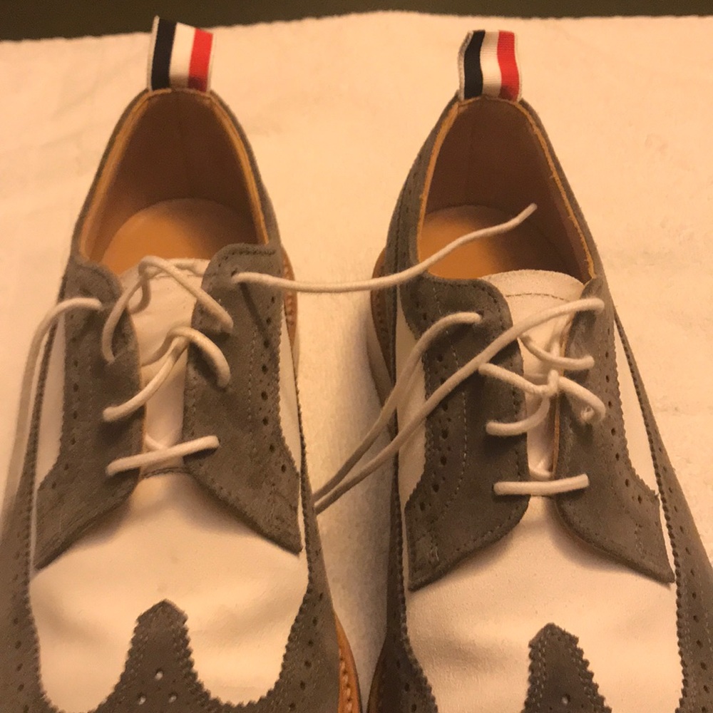 THOM Browne Men’s Suede Spectators  11-D